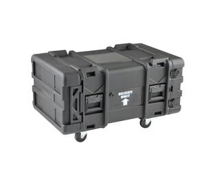 SKB - rSeries - 6U Shock Rack - Schwarz - 28-Zoll Tief - mit Rollen