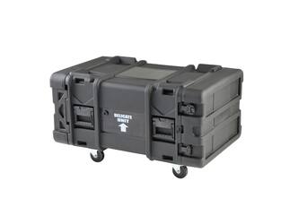 SKB - rSeries - 6U Shock Rack - Schwarz - 28-Zoll Tief - mit Rollen