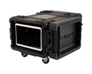 SKB - rSeries - 6U Shock Rack - Schwarz - 30-Zoll Tief - mit Rollen