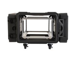 SKB - rSeries - 6U Shock Rack - Schwarz - 30-Zoll Tief - mit Rollen