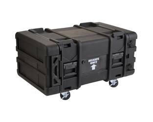 SKB - rSeries - 6U Shock Rack - Schwarz - 30-Zoll Tief - mit Rollen