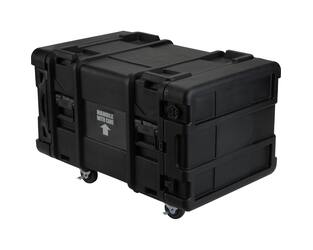 SKB - rSeries - 8U Shock Rack - Schwarz - 28-Zoll Tief - mit Rollen