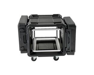 SKB - rSeries - 8U Shock Rack - Schwarz - 30-Zoll Tief - mit Rollen