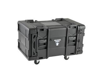 SKB - rSeries - 8U Shock Rack - Schwarz - 30-Zoll Tief - mit Rollen