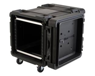 SKB - rSeries - 10U Shock Rack - Schwarz - 28-Zoll Tief - mit Rollen