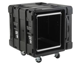 SKB - rSeries - 12U Shock Rack - Schwarz - 24-Zoll Tief - mit Rollen