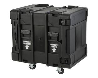 SKB - rSeries - 12U Shock Rack - Schwarz - 24-Zoll Tief - mit Rollen