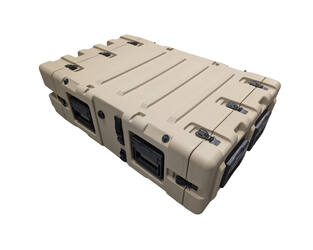 SKB - 3RR Serie - 3U Herausnehmbares Shock Rack - Beige - 24-Zoll Tief