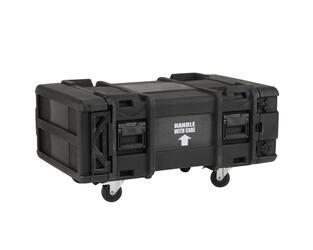 SKB - rSeries - 4U Shock Rack - Grün - 30-Zoll Tief - mit Rollen