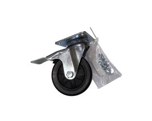 SKB – Zubehör – 10 cm Rad mit Bremse im Metallgehäuse
