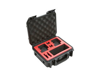 SKB – iSeries – Wasserdichter Koffer – Schwarz – Doppelte GoPro-Einlage