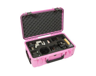 SKB – iSeries – Wasserdichter Koffer – Rosa – Einlage für zwei DSLRs und zwei Objektive