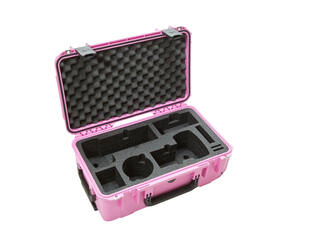 SKB – iSeries – Wasserdichter Koffer – Rosa – Einlage für zwei DSLRs und zwei Objektive